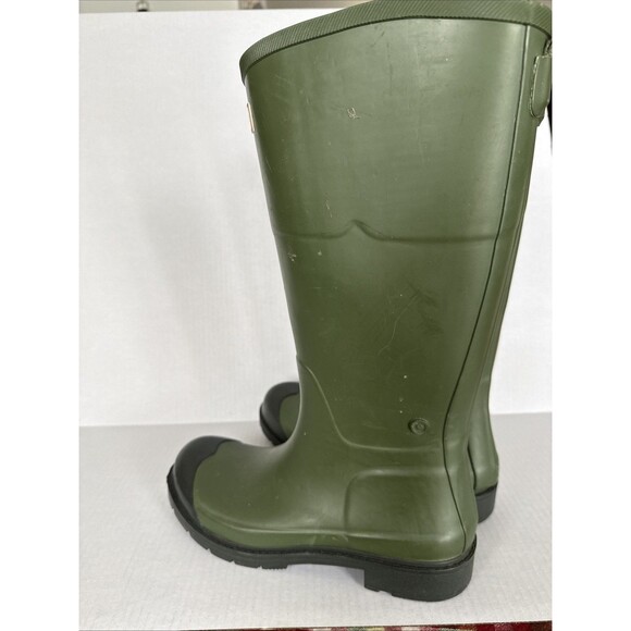 Hunter Target Women's Tall Rain Waterproof Boots Hunter Green Color Size 9 US - Picture 5 of 7
